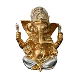 1 Piece of Exquisite Indian Elephant God Jialash Golden Statue Ornaments, Praying for Blessings and Auspicious Home Goodies, Unified Indian Art Style Decoration