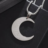 Stylish Peace Map Stainless Steel Pendant Necklace for Men Women Arabic African Jamaican Amulet Jewelry
