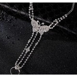 New Trendy Summer Daisy Flower Chain Anklet Connecting Foot Finger Bracelet Barefoot Anklets for Women Bohemian Beach Foot Chain