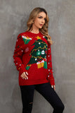 2025New Sweater Christmas Gift Sweater European and American Autumn and Winter Lazy Style Pullover Knitted Sweater