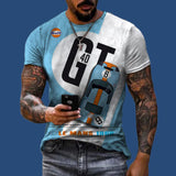 Castrol Men's T-Shirt 3D Graphics Texaco Car Oil Pullover Fashion Summer Casual Top Sweatshirt Men's Clothing Harajuku T-Shirt