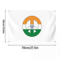 Love India Jai Hind Map Flag Room Bedroom Home&Outdoor Wall Hanging Concert Printed Background Decoration Art Banner