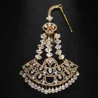 New Style Fashion Bohemian Zircon Cubic Fan Shape Hairpon Jewelry for Women Wedding Bridal Tassel Hair Accessories Wholesale