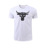 Casual Men Project Rock Blood Sweat Respect Graphic TShirt Male Fashion Top Hombre Summer Tee Roupas Masculinas Oversized Unisex