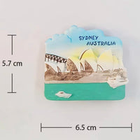 Oceania Australia 3D Fridge Magnets Tourism Souvenir Refrigerator Magnets Sticker Collection Handicraft Gift Decoration Articles
