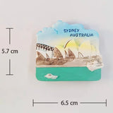 Oceania Australia 3D Fridge Magnets Tourism Souvenir Refrigerator Magnets Sticker Collection Handicraft Gift Decoration Articles