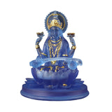 Hindu Saraswati Sitting On Lotus Figurines Collectible Exquisite Craftsmanship Saraswati Statue for Shelves Decoration Ornaments
