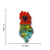 3D Albania Fridge Magnet - ‌Cute Decorative Room Decor, Strong Refrigerator Magnets