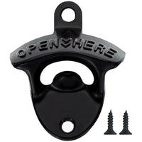 Zinc Alloy Wall Bottle Opener Kitchen Bottle Opener Retro Alloy Wall Mounted with Screws Party Antique Beer Bottle Opener