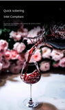 Lead-Free Crystal Wine Decanter  Iceberg Design Aerator Optional Wooden Stopper Home Bar Accessory Barware and homemade items
