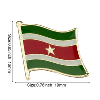 300+Different World Flag Badge Country Flag Pin Lapel Pins Brooch