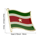 300+Different World Flag Badge Country Flag Pin Lapel Pins Brooch