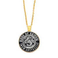 Anniyo American Samoa Pendant Necklaces With Glass Eastern Samoa Jewelry #D0106