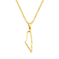 Anniyo Israel Pendant Necklace Jewelry Stainless Steel #323501