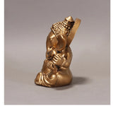 Bronze Color Lord Statue Buddha Ornaments Elephant Hindu God Sculpture Figurines Home Office Decoration Buddha Statues