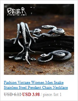 BEIER Stainless Steel Punk Style Simple Octopus Pendant Pendant fashion Chain Necklace men/women Jewelry BP8-1004