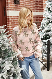 ZEKYE Christmas Sweater Woman Women's Clothing Winter Women's Sweater Women's Dress Long Sleeve Red Sweater Pull Y2k Pullover