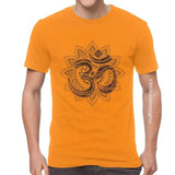 Om Aum Symbol Goa T Shirts Men Fashion T Shirts Namaste Buddhism Hinduism Tshirts Cotton Oversized Tee Tops Clothes
