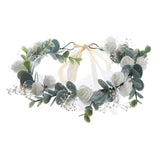 Gift Costume Cosplay Fairy Flower Leaf Headbands Photoshoot Simulated Elven Princess Tiara Black Flower Antler Crown Wedding