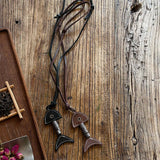 Cute Fish Bones Vintage Women Pendant Fashion Trendy Elegant Jewelry Unique Party Gifts Exquisite Accessories Personality QD317