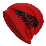 Indians Motorcycle Warm Knitted Cap Fashion Bonnet Hat Autumn Winter Outdoor Beanies Hats for Unisex Adult