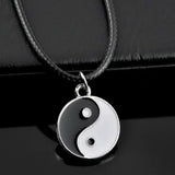 10pcs/lot Men Women's Fashion Alloy Tai Chi Gossip Pendants Yin Yang Charms Necklaces Jewelry Whoesale