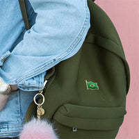Brazil Lapel Pins Waving Brooches Pin Badges for Clothing Bags Backpacks Jackets Hat DIY Accessories