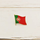 National Flag Metal Lapel Pin Country Badge All the World Netherlands Palestine Panama Peru Philippines Poland  Portuguesa Qatar