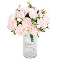 Silk Artificial Flower Rose Peony Bouque Home Decoration Bridal Holding Flower Wedding Decor Bouquet DIY Fake Flower Arrangement