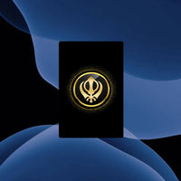 Sikh Khanda Sikhism Stickers Cartoon Credit Card Visa Debit Bank Charge Card Bus Metro Waterproof Sticker Decal Decoration