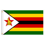 60×90 90x150 120×180CM Zimbabwe Emblem Flag Polyester Printed Banner Tapestry For Decor