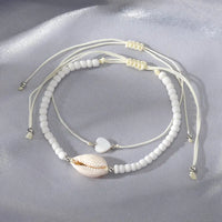 Bohemia Natural Shell Anklets for Women Foot Jewelry Summer Beach Barefoot Bracelet Ankle on Leg Chian Ankle Strap Accessories