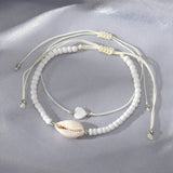 Bohemia Natural Shell Anklets for Women Foot Jewelry Summer Beach Barefoot Bracelet Ankle on Leg Chian Ankle Strap Accessories