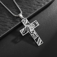 Fashionable Flying Eagle Animal Pendant Necklace Men's Personalized Motorcycle Rock Cycling Hip-Hop Trendy Jewelry