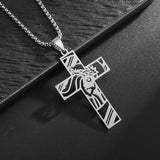 Fashionable Flying Eagle Animal Pendant Necklace Men's Personalized Motorcycle Rock Cycling Hip-Hop Trendy Jewelry