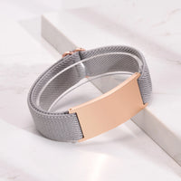 Vnox Custom Picture Photo Bracelets for Men Women, Adjustable Wristband, Personalized Image Text Name Momerial Bracelets Gift