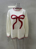 Warm Knitted Sweater Mujer for Women, Perfect for Christmas