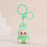 Kawaii Keychain With Bow Car Hanging Pendant Decor Cartoon Backpack Hanging Keychain Charms Keyrings Party Gift For Kid брелок