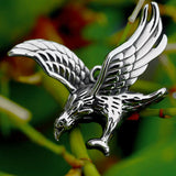 Beier Wholesale Stainless Steel Emboss Eagle Pendant necklace For Man Punk good detail Animal Jewelry BP8-542