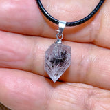 Natural Crystal Herkimer Diamond Pendant Hang Stone Gemstones Mineral Energy Reiki Home Decorations Gift Ore Crystals