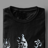 Free Shipping Men Tshirts Lord Shiva Tshirt Hindu Ganesha God India Lingam Fitness Tee Shirt for Men Pure Cotton Streetwear