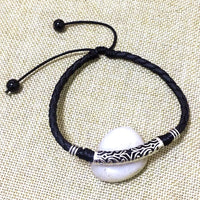 Simple Adjustable Handmade Leaf Anklets Woven Adjustable Rope Lucky Foot Bracelet For Women Men Jewelry