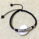 Simple Adjustable Handmade Leaf Anklets Woven Adjustable Rope Lucky Foot Bracelet For Women Men Jewelry
