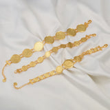 Anniyo Coin Bracelet for Women Girls African Arab Middle East Dubai Iran Iraq Syria Jewelry Birthday Party #352101
