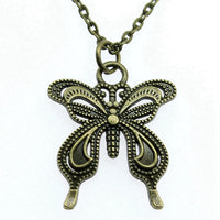 Long Necklace Christmas Decorations Necklace On The Neck 43Cm Chain Accessories For Bracelets Insect Dragonfly Butterfly Bee