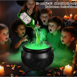 Halloween Black Wizard Bowl Magic Float Bottle and Diffuser Indoor Home Bar Magic Party Horror Ghost Props Halloween Decoration