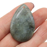 Natural Stone Agates Damation Jaspers Turquoises Flash Labradorite Pendants Charms for DIY Necklace Jewelry Making Size 25x40mm