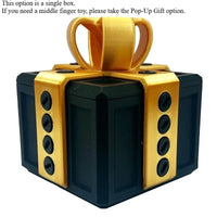 The Annoying Present with Middle Finger in A Box Gift Box with Screws Prank Surprise Pop-Up Novelty Funny Gifts for Adult Toys