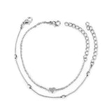 Shining Cubic Zirconia Chain Anklets for Women Fashion Ankle Bracelet on the leg Sandals Foot Jewelry Summer Accessories