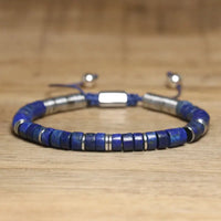 Boho Stackable Stone Bracelet Bundle: Tiger Eye, Lapis, Smoky Quartz Adjustable Vegan Jewelry Heal the soul and boost confidence